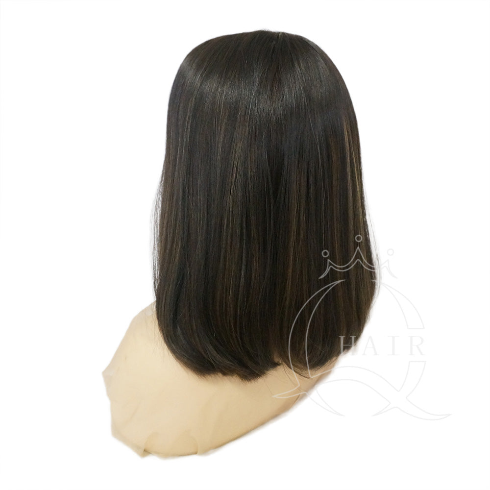 Straight Human Hair Wigs: Sleek & Smooth