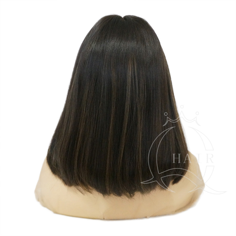 Straight Human Hair Wigs: Sleek & Smooth