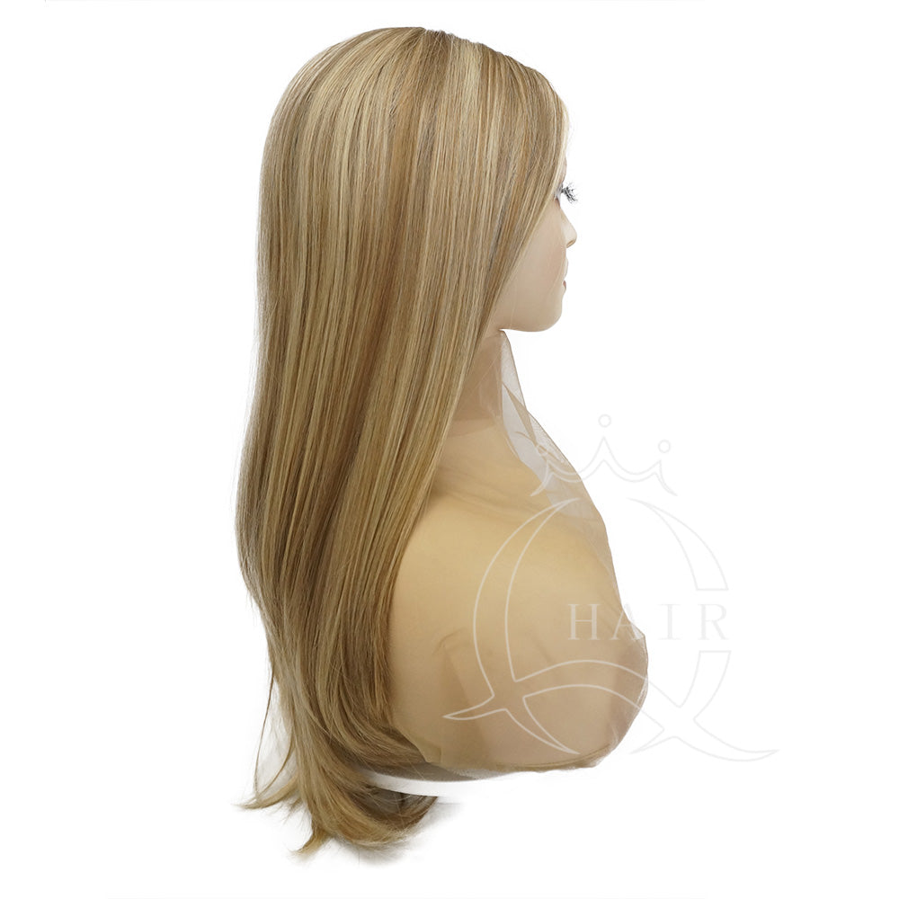 Quality human hair breathable lace top wigs
