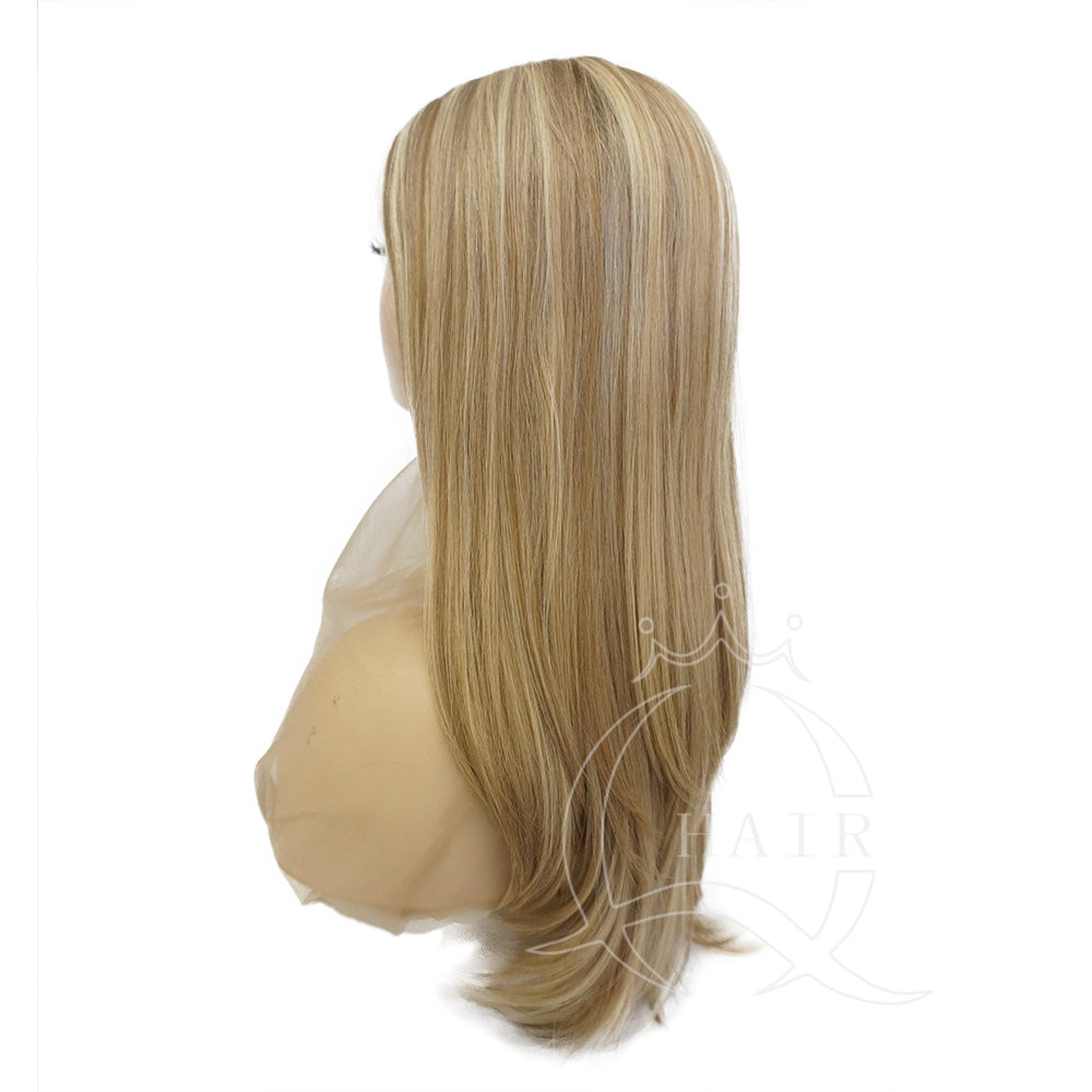 Quality human hair breathable lace top wigs
