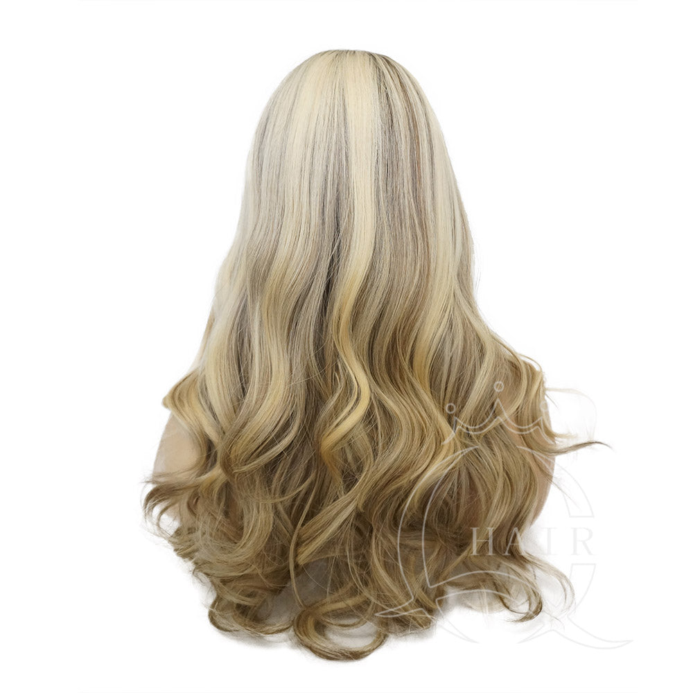 Long human hair wig