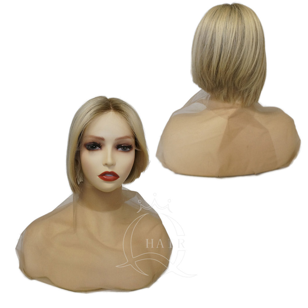 Short Breathable Lace Front Wig - Ultra Lightweight & Invisible Hairline