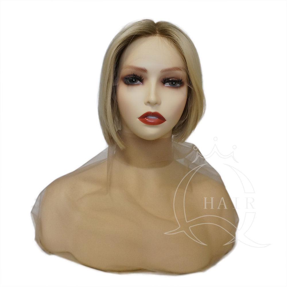 Short Breathable Lace Front Wig - Ultra Lightweight & Invisible Hairline