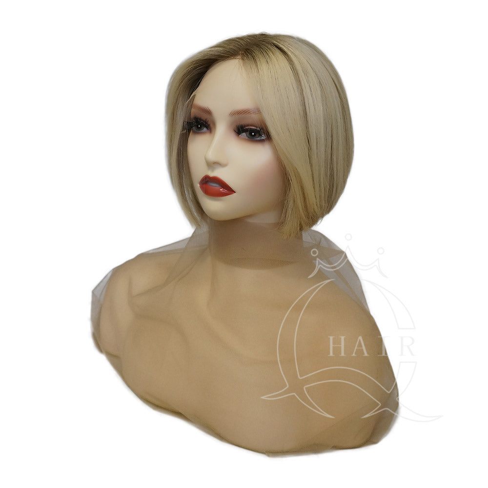 Short Breathable Lace Front Wig - Ultra Lightweight & Invisible Hairline