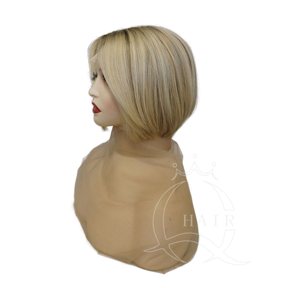 Short Breathable Lace Front Wig - Ultra Lightweight & Invisible Hairline