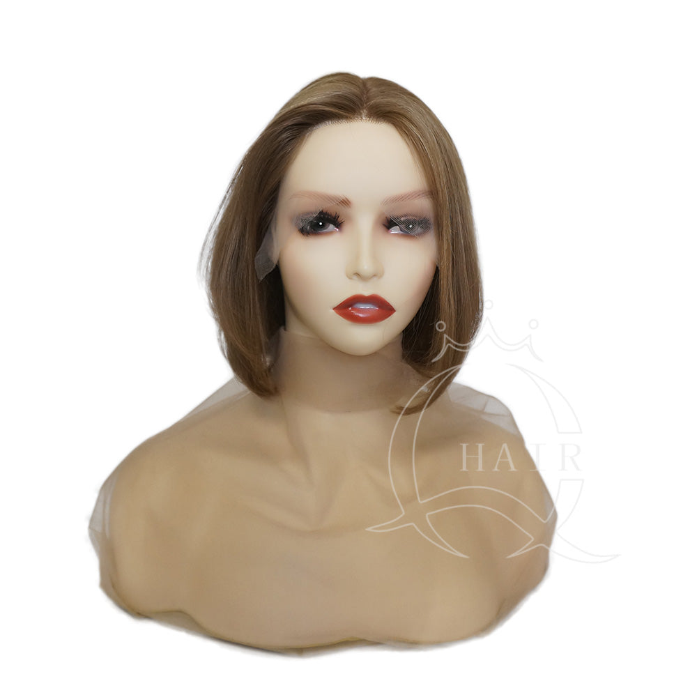 Featherlight Swiss Lace Wig - No Glue Needed, Natural Scalp Effect