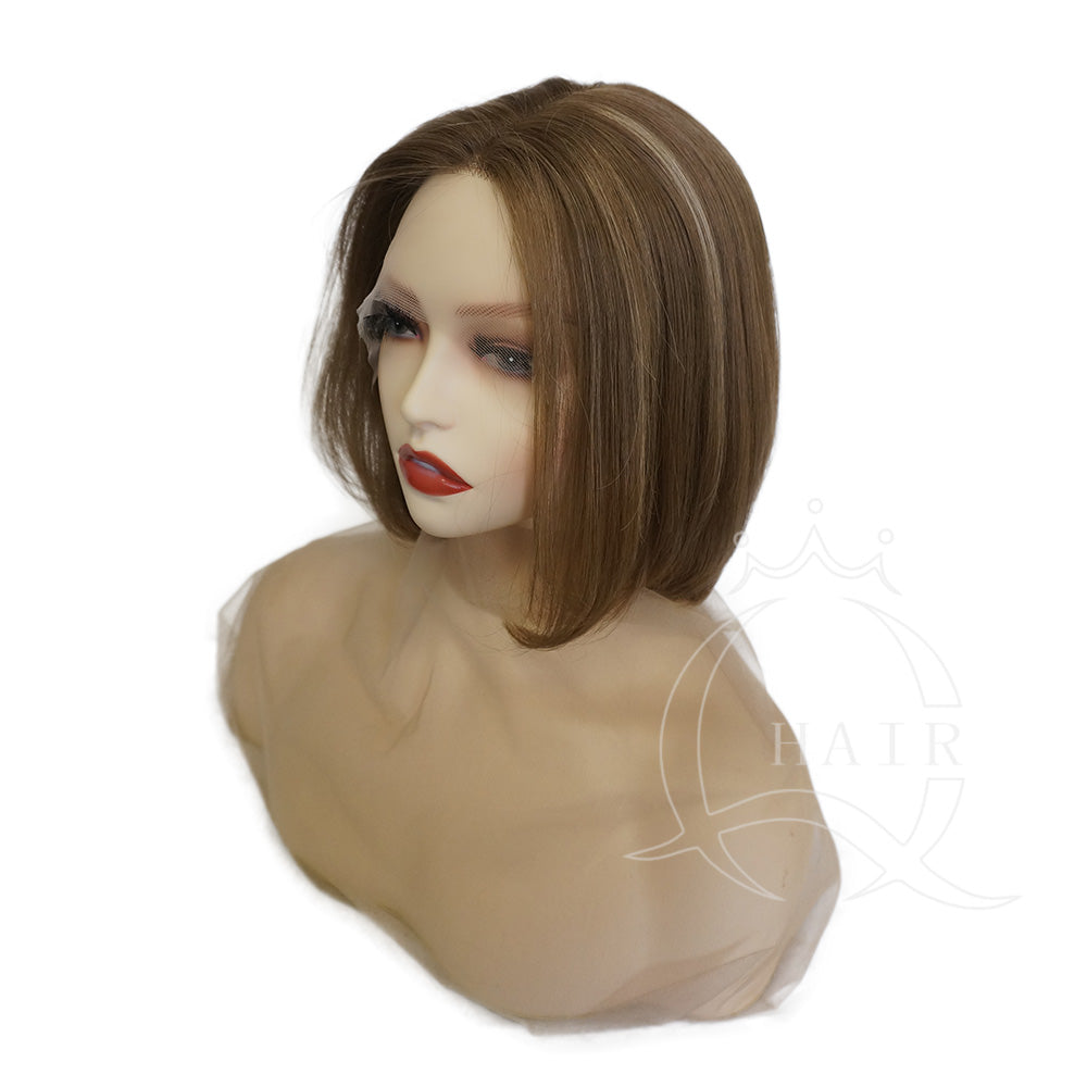 Featherlight Swiss Lace Wig - No Glue Needed, Natural Scalp Effect