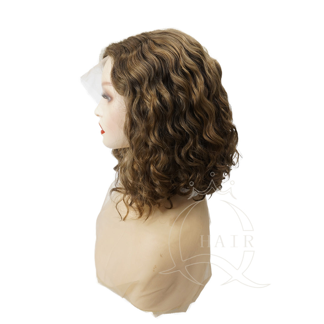 The Undetectable Illusion: curly human Hair Top Lace Collection