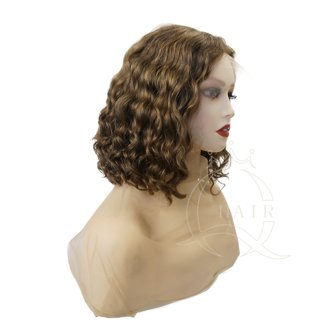 The Undetectable Illusion: curly human Hair Top Lace Collection