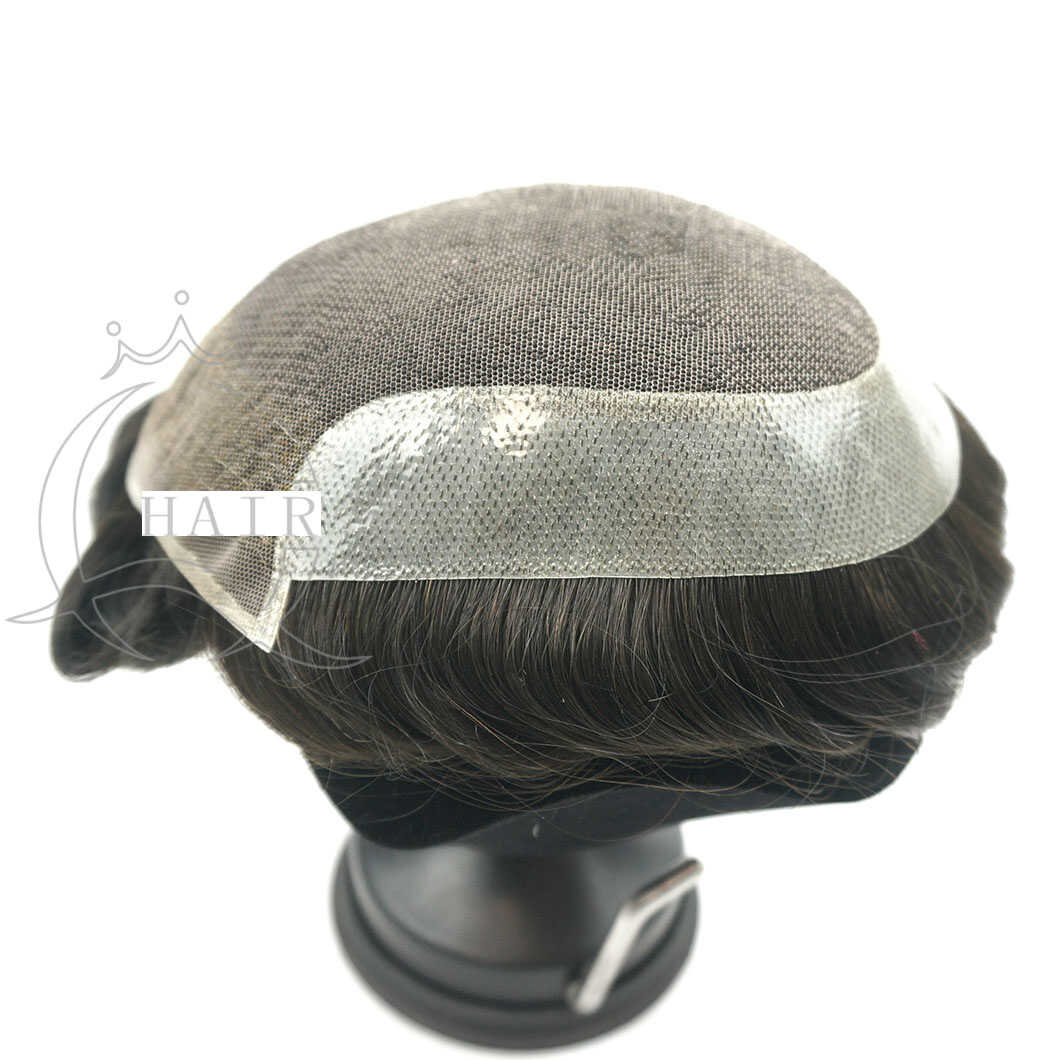 High-Quality Natural Invisible Toupees for MeN