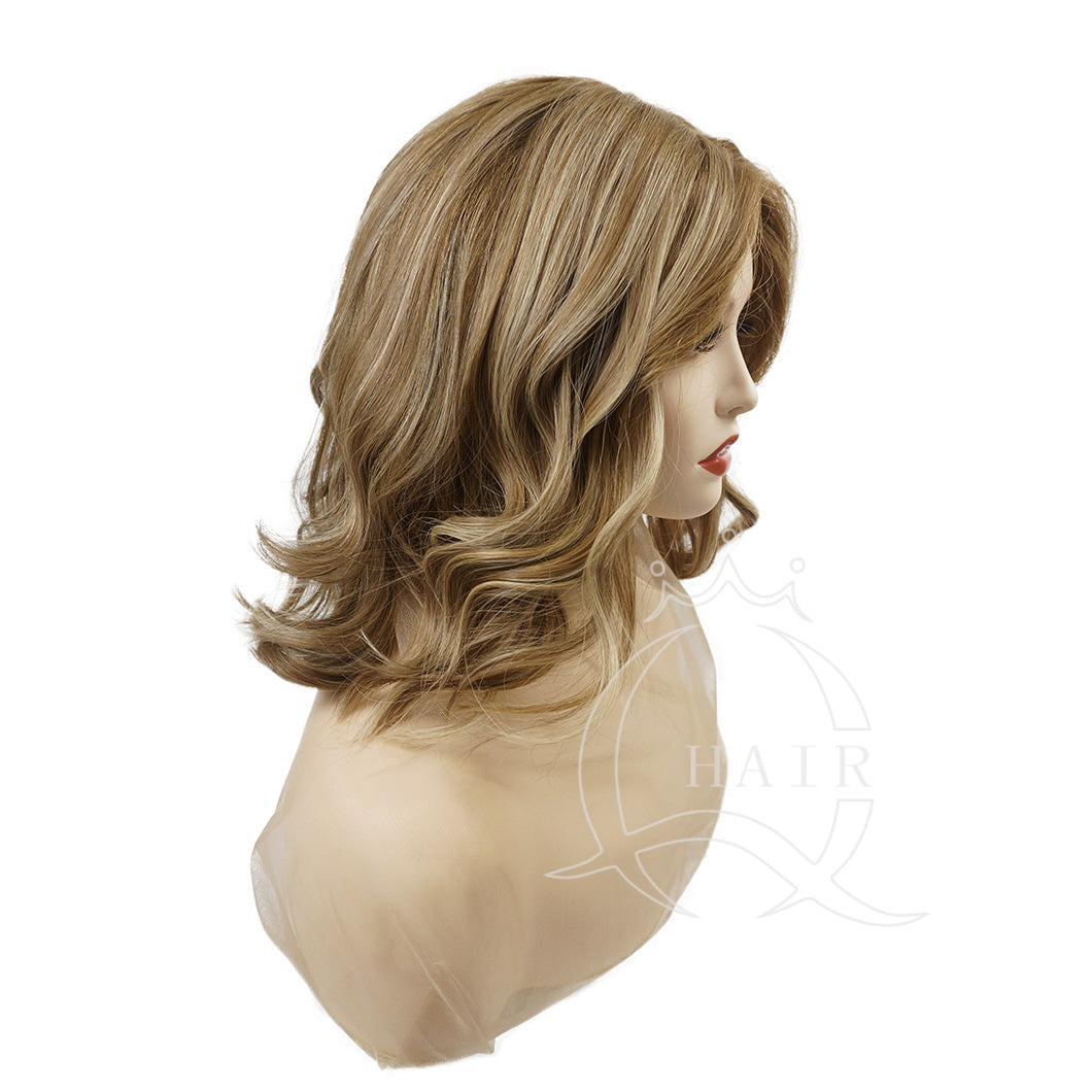 human hair blond wigs