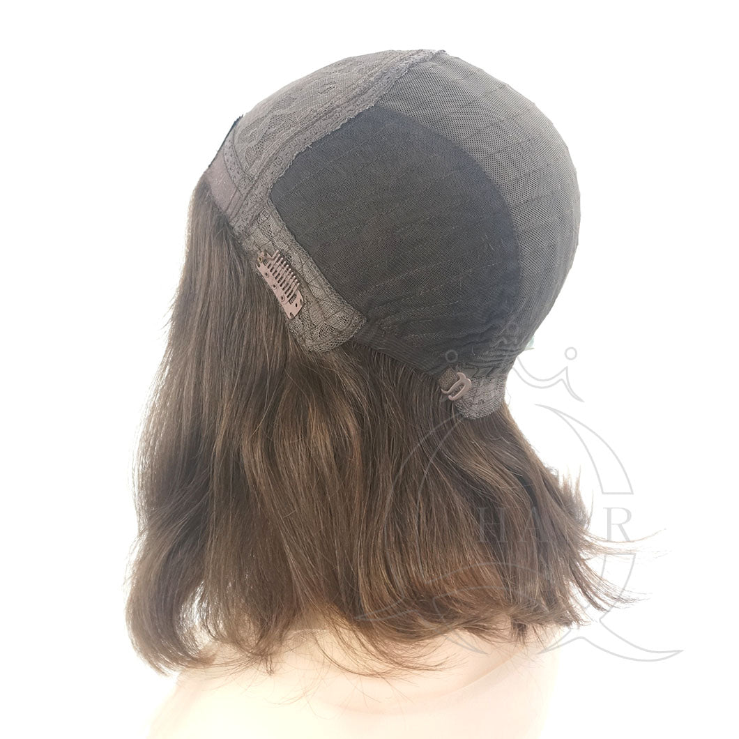 brown color mongolian hair wigs