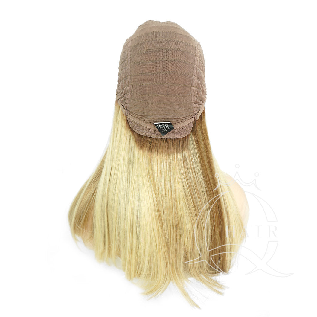 A 20inch virgin human hair made Kosher Jewish wig for Daily Wear