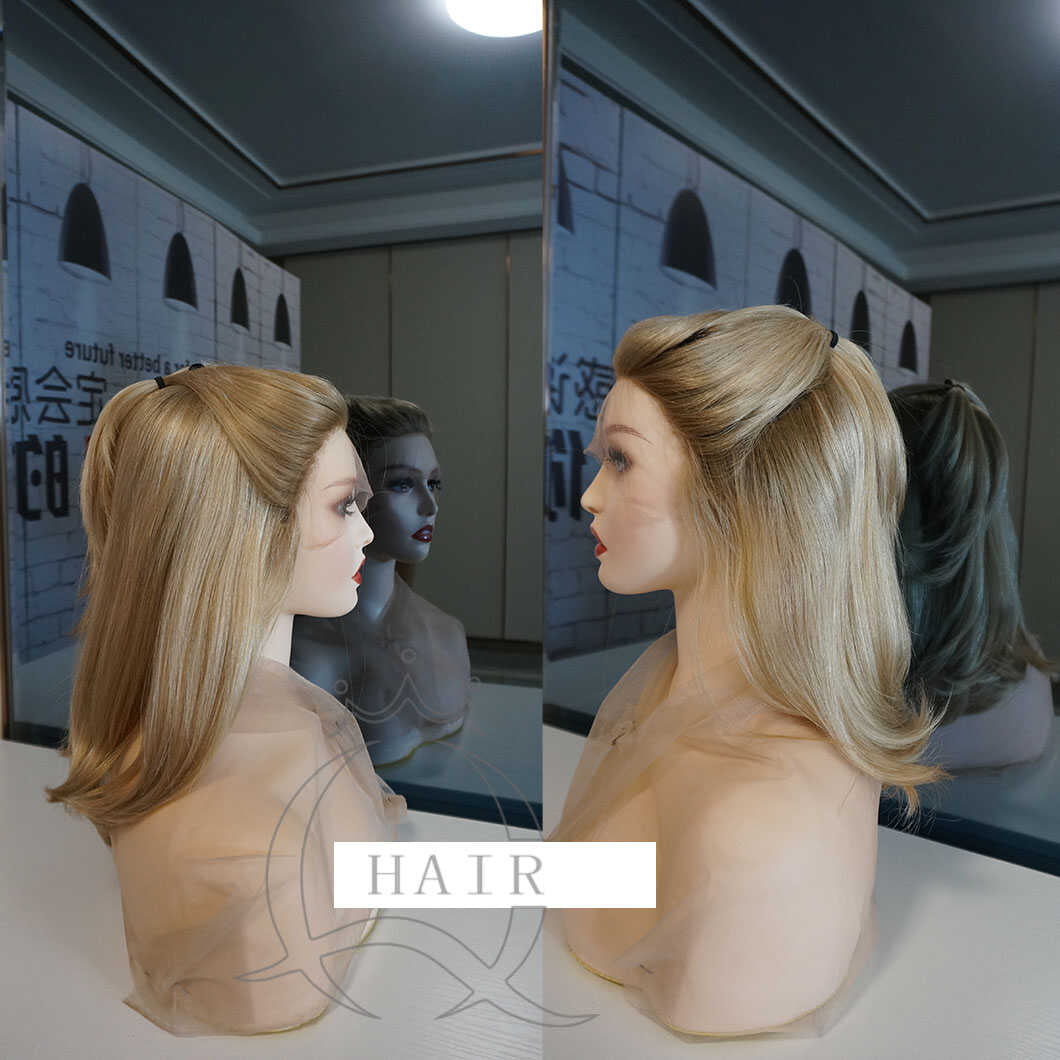 XA 16" Human Hair Wigs with Baby Hair: Natural Look & Style