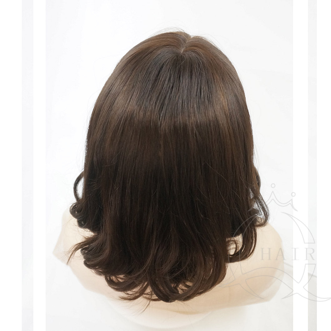 14INCH Short hair body wave Human Hair Wigs: Chic & Modern