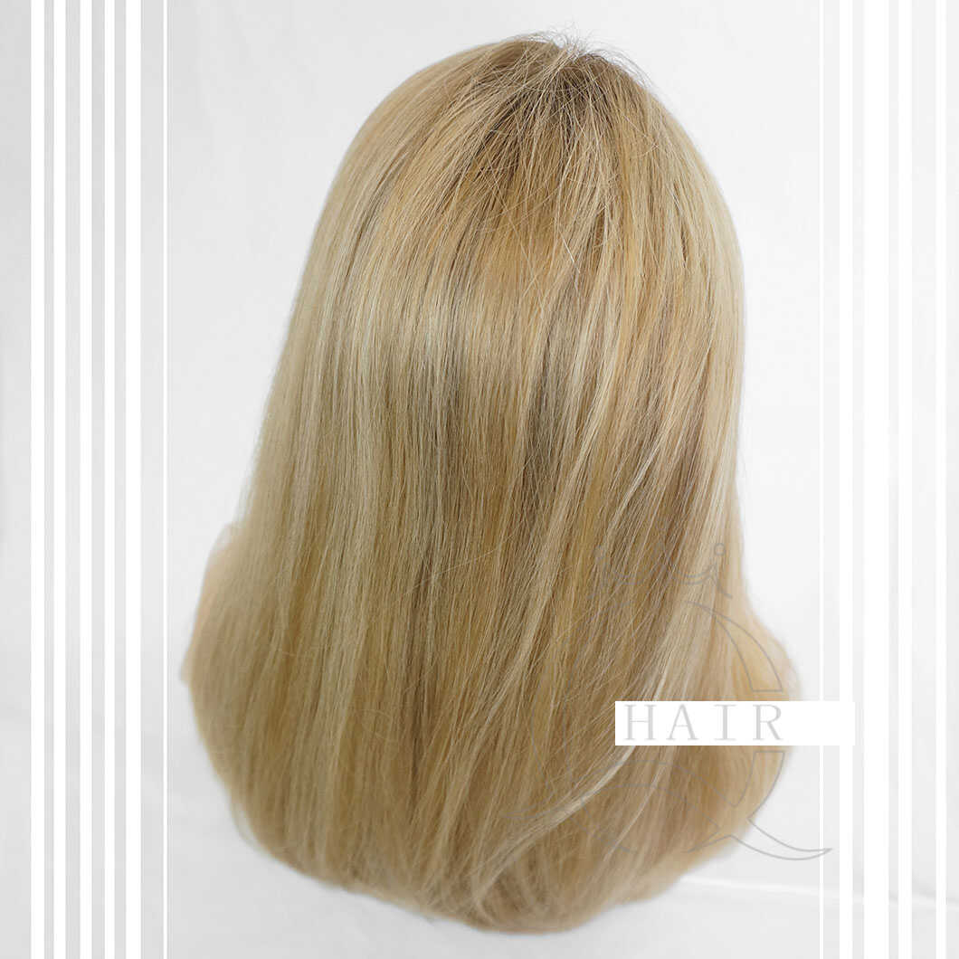 XA24” Inches Brazilian virgin human hair made invisibile lace top wig