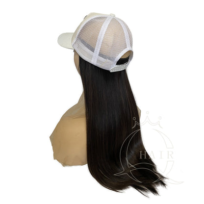 Virgin hair extension hairpiece