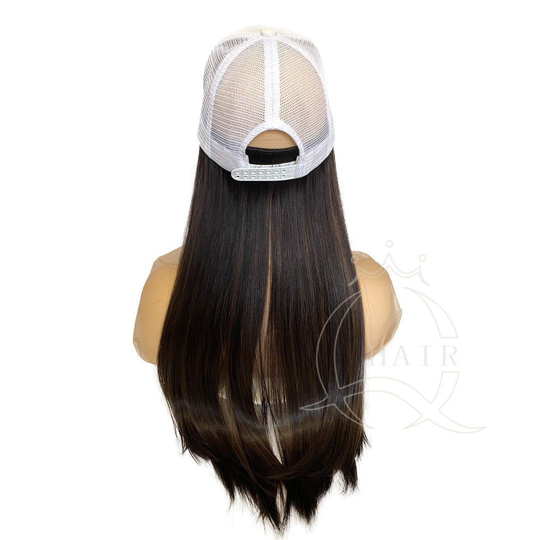 Virgin hair extension hairpiece