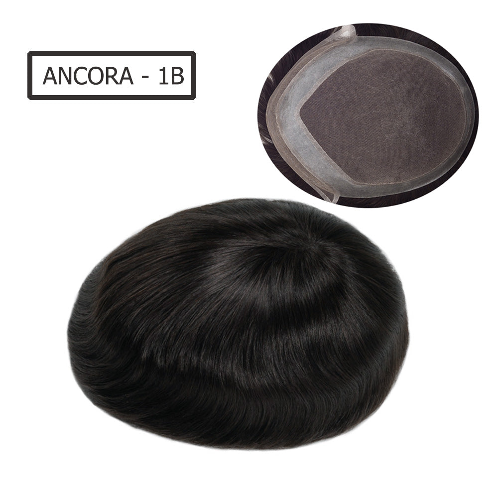 Men's Toupees for Crown & Vertex Thinning