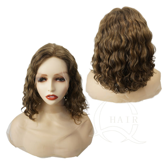 The Undetectable Illusion: curly human Hair Top Lace Collection