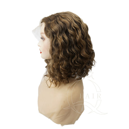 The Undetectable Illusion: curly human Hair Top Lace Collection