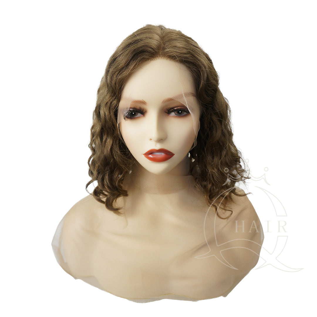 The Undetectable Illusion: curly human Hair Top Lace Collection