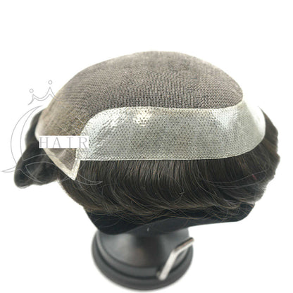 High-Quality Natural Invisible Toupees for MeN