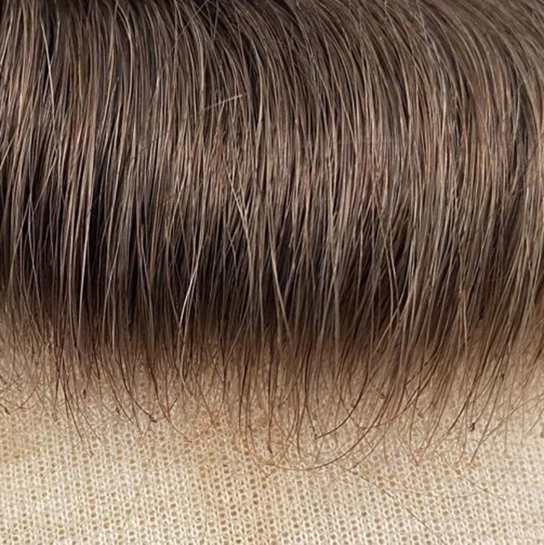 Natural insivible Full Swiss/French Lace hair systems for men