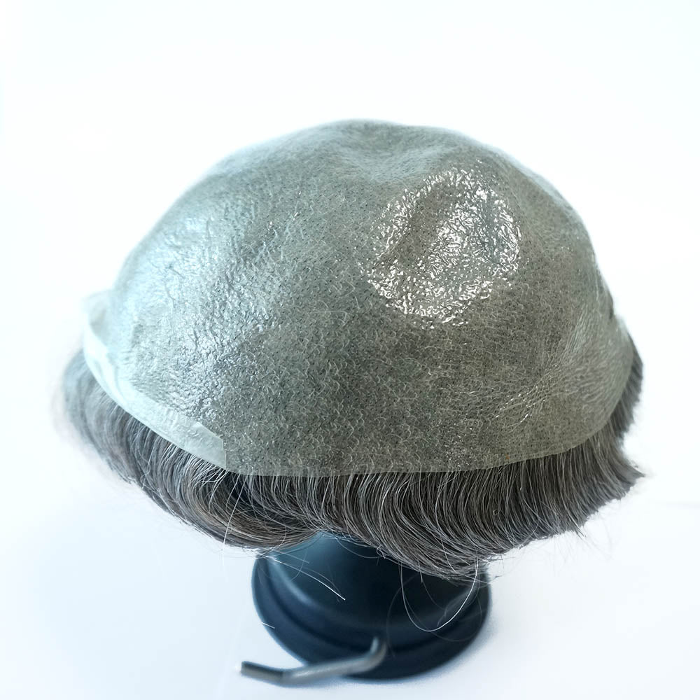 Stock free shipping ultra thin skin toupee