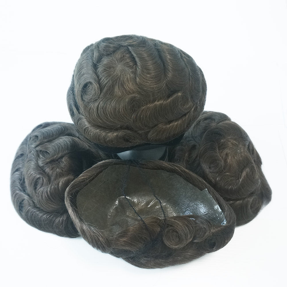 Ultra thin skin hair systems replacement by Qinfengyuanyang hair factory