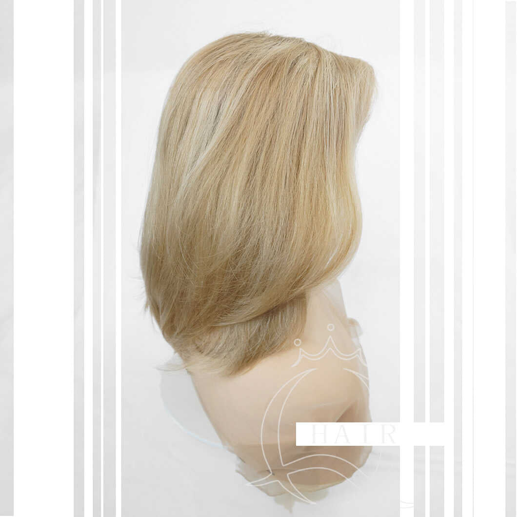 XA 16"  Human Hair Wigs with Baby Hair: Natural Look & Style