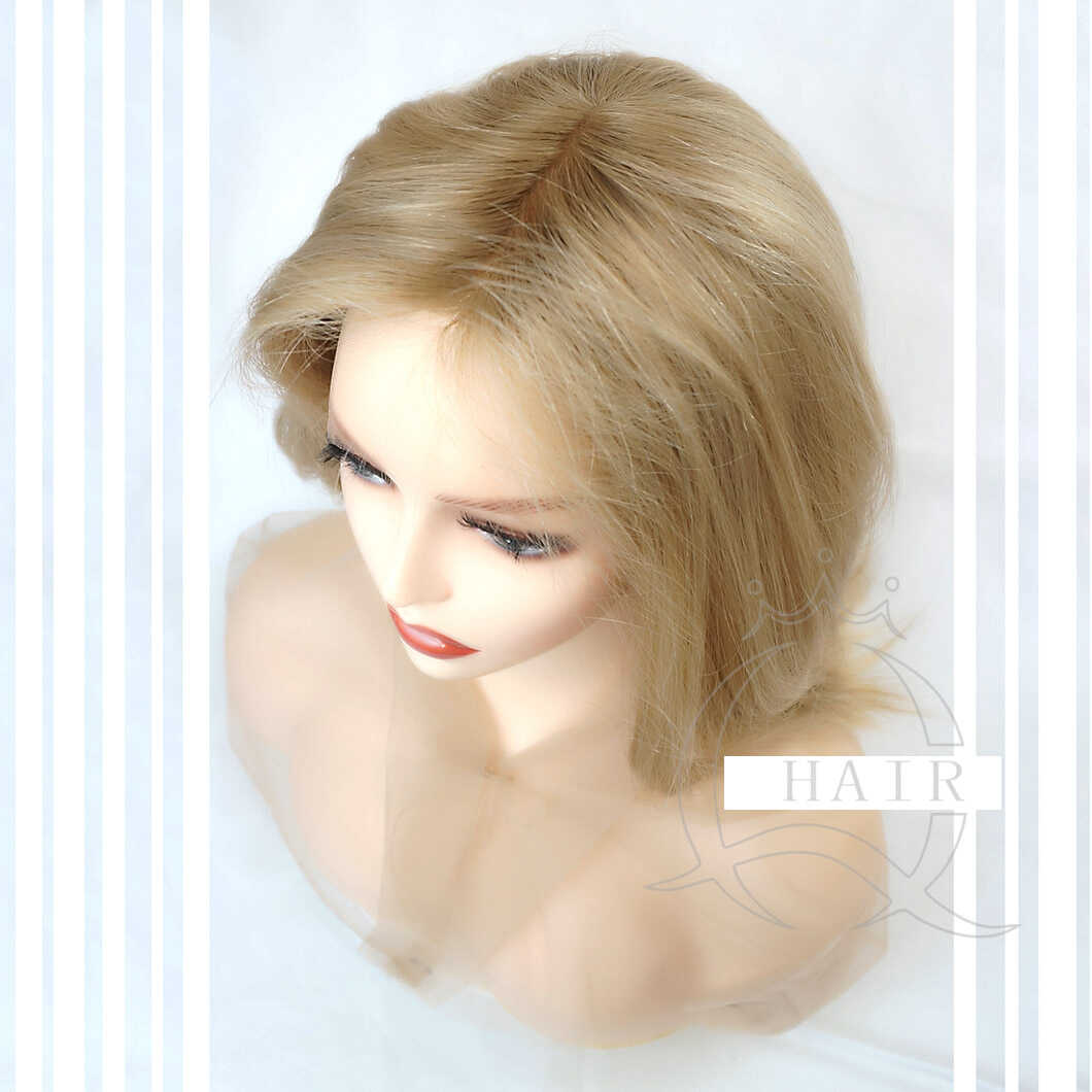 XA 16"  Human Hair Wigs with Baby Hair: Natural Look & Style