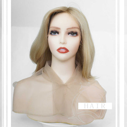 XA 16"  Human Hair Wigs with Baby Hair: Natural Look & Style