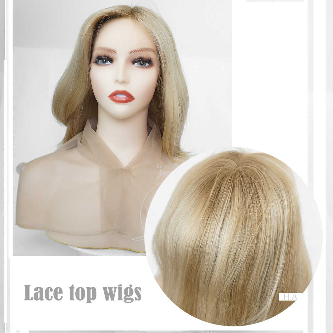XA 16"  Human Hair Wigs with Baby Hair: Natural Look & Style