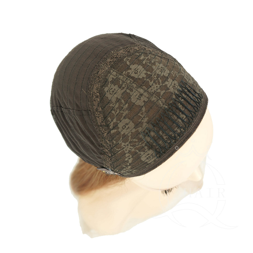 20inch virgin human hair processed band fall Wig for women