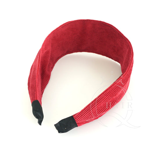 wide edge cloth corduroy sweet pressed hair women's hair clip