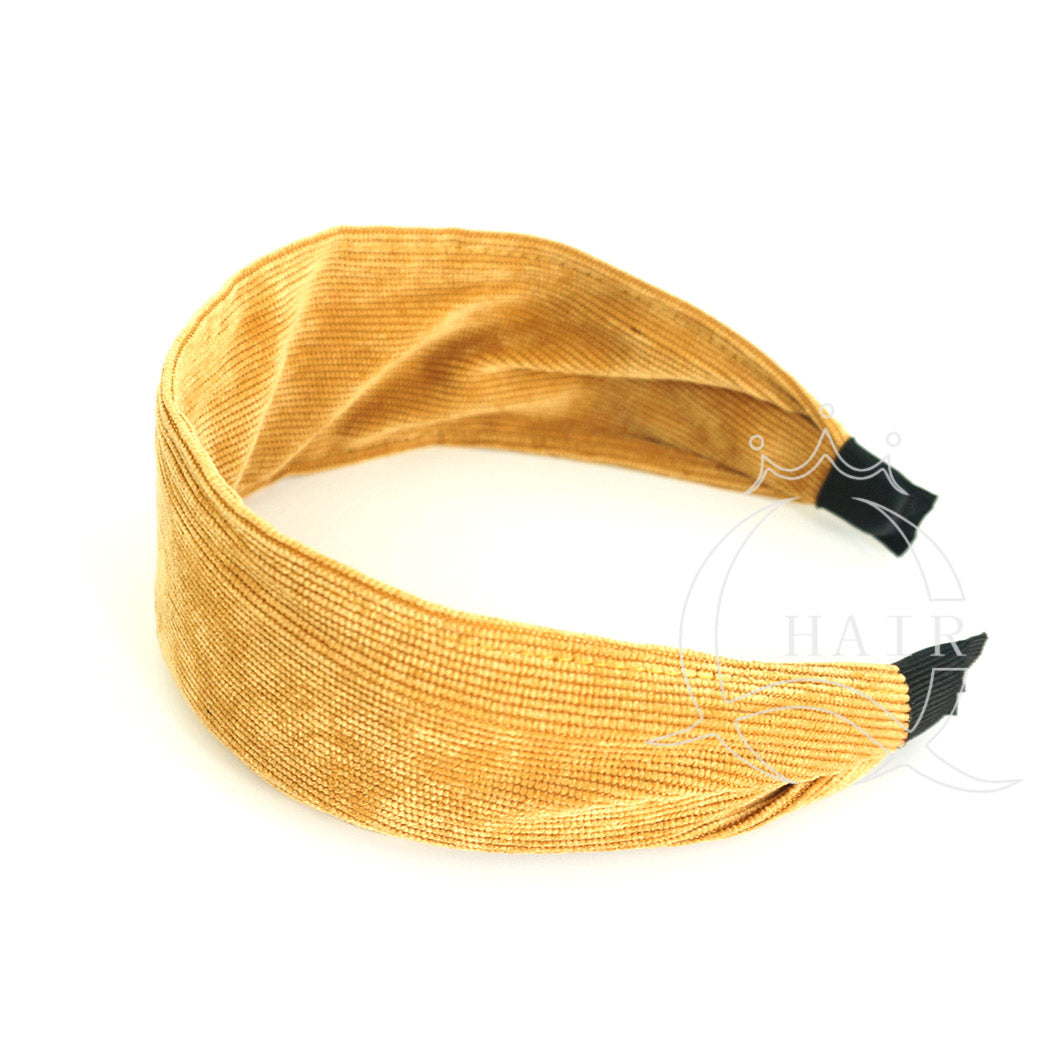 wide edge cloth corduroy sweet pressed hair women's hair clip