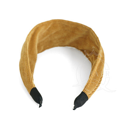 wide edge cloth corduroy sweet pressed hair women's hair clip