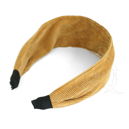 wide edge cloth corduroy sweet pressed hair women's hair clip