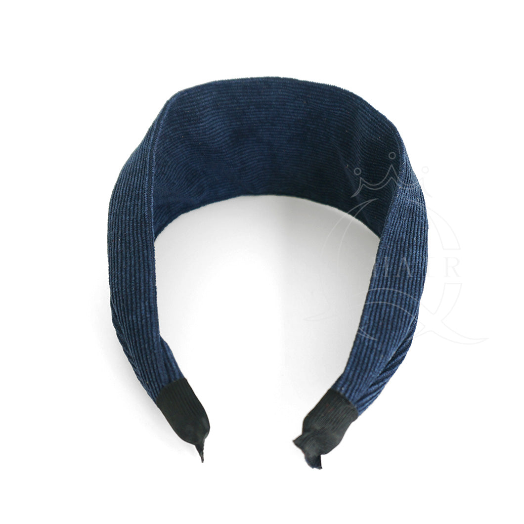 wide edge cloth corduroy sweet pressed hair women's hair clip