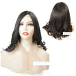 XA18inch Luxury virgin Human Hair Kosher Wigs: Simulated skin top