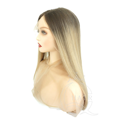 ash blonde lace wig