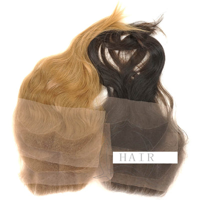 Virgin Human hair lace frontal hairpiece for lady