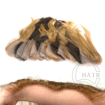 Virgin Human hair lace frontal hairpiece for lady