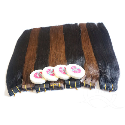 Quality human virgin Remy hair tape extension