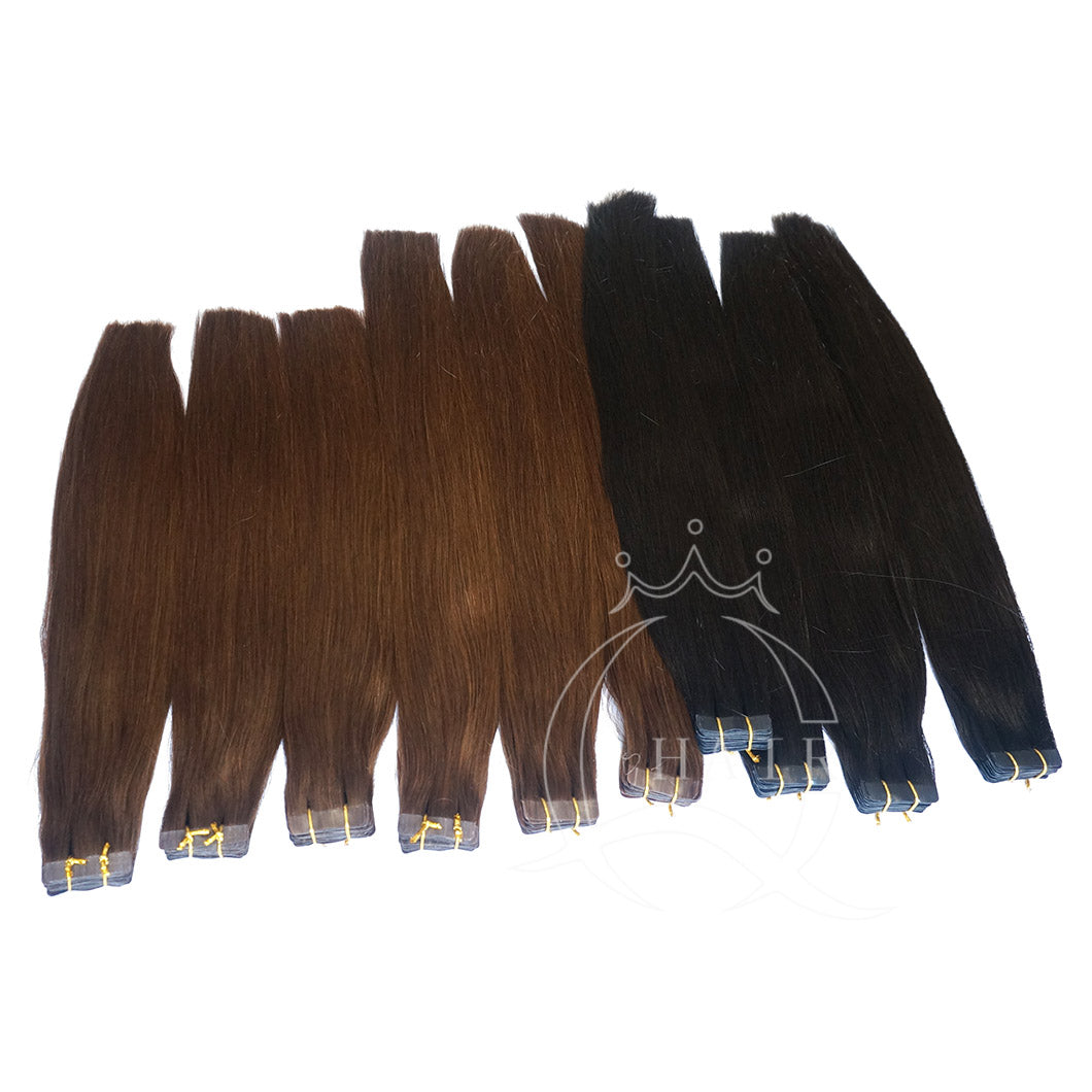 Quality human virgin Remy hair tape extension