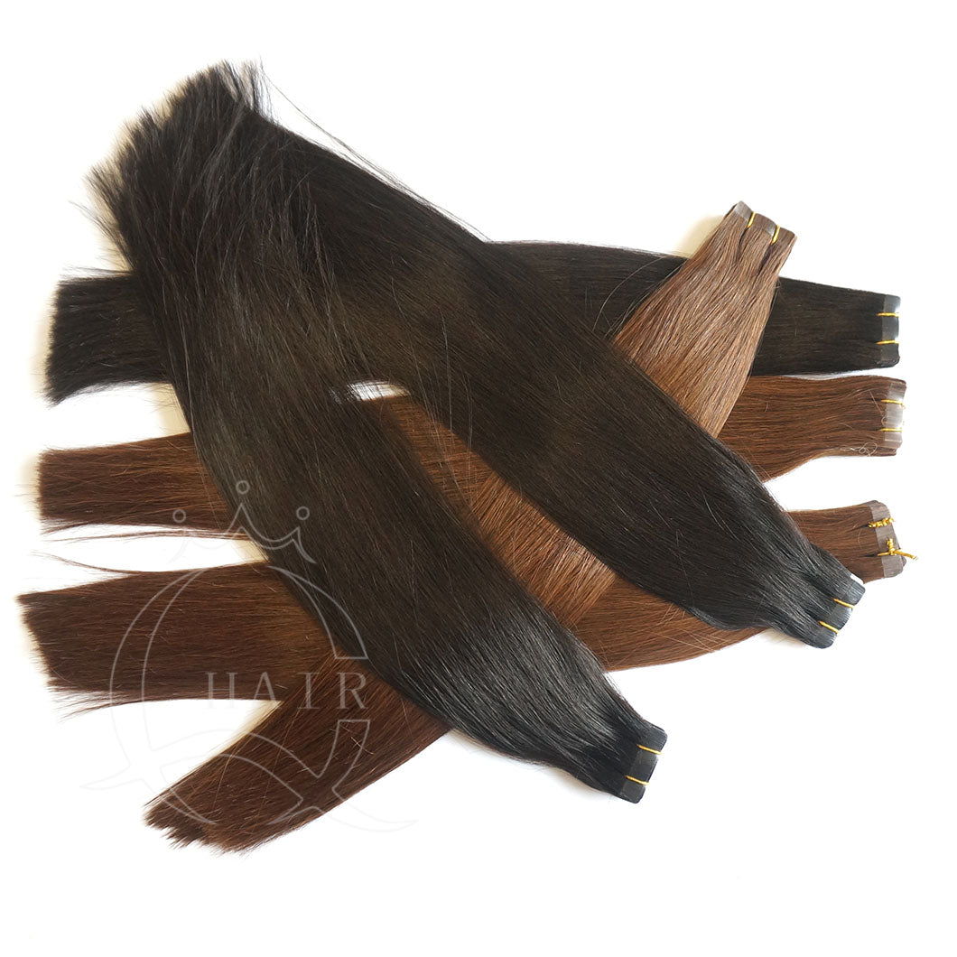 Quality human virgin Remy hair tape extension