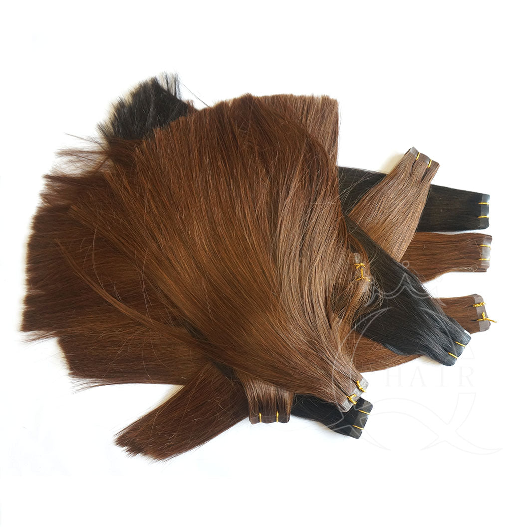 Quality human virgin Remy hair tape extension